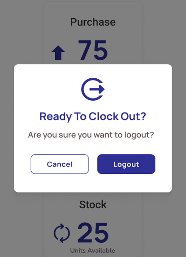 Sales analytics and profit overview screen